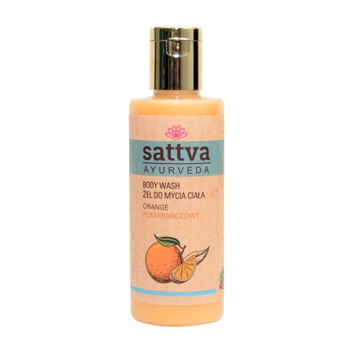 SATTVA BODY WASH ORANGE 210 ML